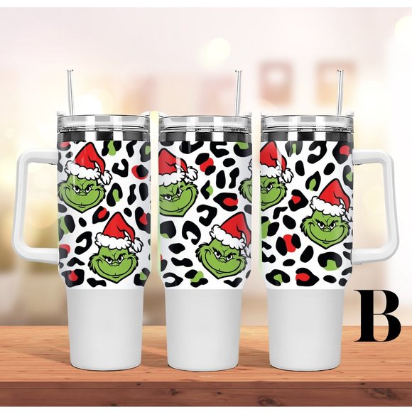 Merry Christmas The Grinch Disney 40oz Tumbler Brand new 40 oz double wall - Picture 1 of 3
